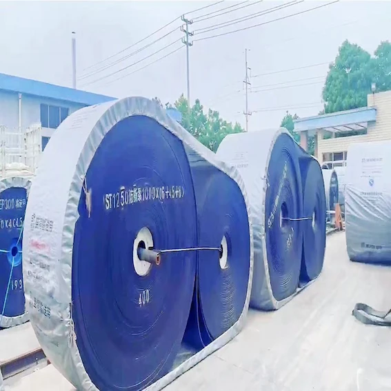 DIN-Y Abrasion Resistant Steel Cord ST1250 Conveyor Belt For Long Distance