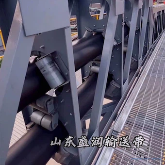 Rörtransportband för industrier